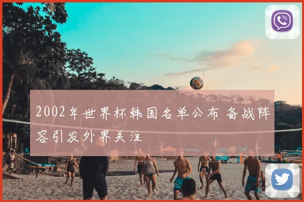 2002年世界杯韩国名单公布 备战阵容引发外界关注
